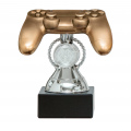 Trofej herní ovladač, výška 15 cm, vícebarevná