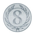 Emblém číslice 8, pr. 25 mm, zlato
