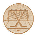 Emblém hokej, pr. 50 mm, zlato