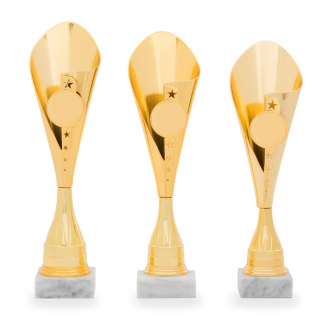 Pohár DESIGN, výška 36 cm, zlatý