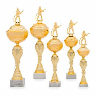 Pohár EDICE HASIČI, výška 40 cm, zlatý