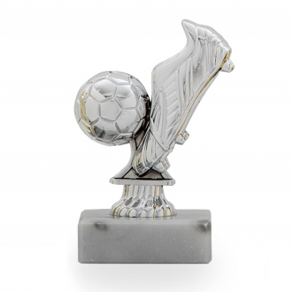 Figurka fotbal, 10 cm, stříbrná