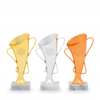 Pohár EKONOM, výška 19 cm, zlatý