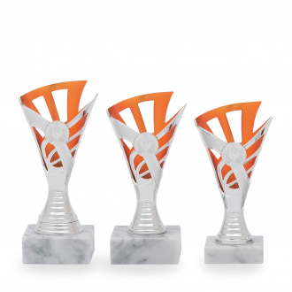 Pohár EKONOM, výška 17 cm, stříbrný/bronzový