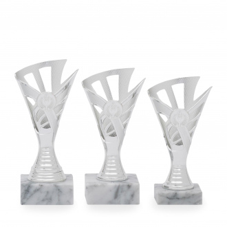 Pohár EKONOM, výška 17 cm, stříbrný