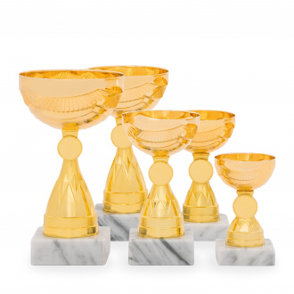 Pohár EKONOM, výška 12 cm, zlatý