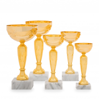 Pohár EKONOM, výška 20 cm, zlatý