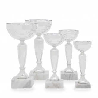 Pohár EKONOM, výška 20 cm, stříbrný