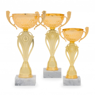 Pohár EKONOM, výška 25 cm, zlatý