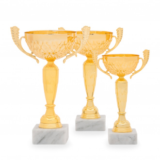 Pohár EKONOM, výška 25 cm, zlatý