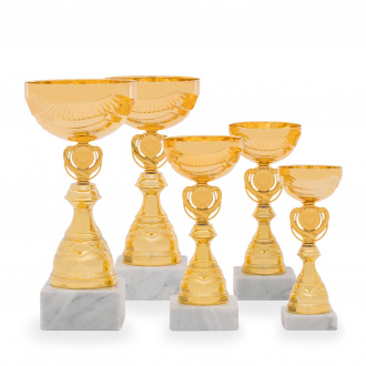 Pohár EKONOM, výška 20 cm, zlatý