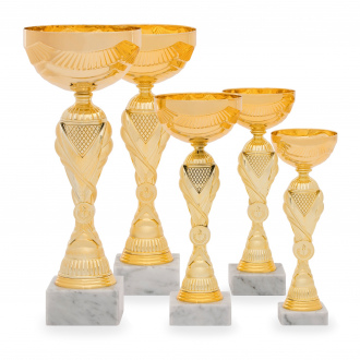 Pohár EKONOM, výška 26 cm, zlatý