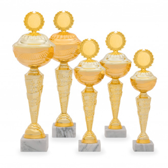 Pohár EKONOM, výška 39 cm, zlatý