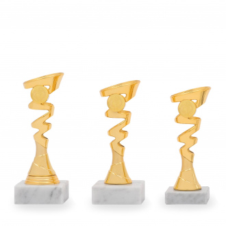 Pohár EKONOM, výška 18 cm, zlatý