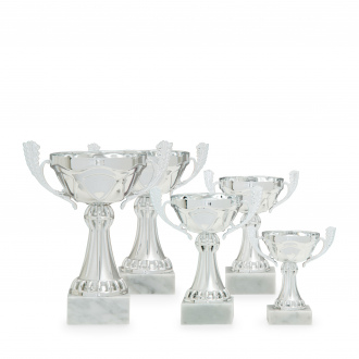 Pohár EKONOM, výška 14 cm, stříbrný