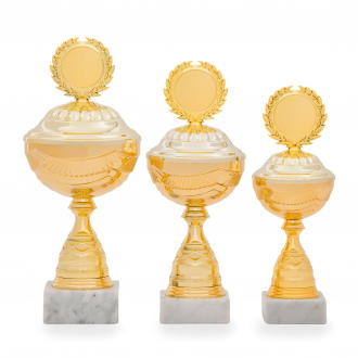 Pohár EKONOM, výška 28 cm, zlatý