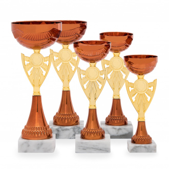 Pohár EKONOM, výška 22 cm, bronzový/zlatý