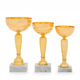 Pohár EKONOM, výška 20 cm, zlatý