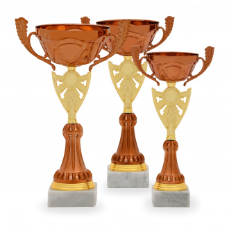 Pohár EKONOM, výška 30 cm, bronzový/zlatý