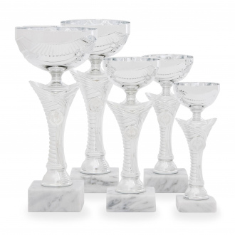 Pohár TROFIX, výška 22 cm, stříbrný