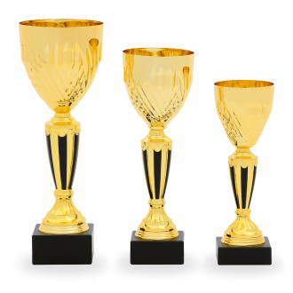 Pohár STANDARD, výška 30 cm, zlatý/černý