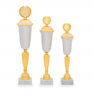 Pohár STANDARD, výška 37 cm, zlatý/stříbrný