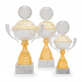 Pohár STANDARD, výška 29 cm, zlatý/stříbrný