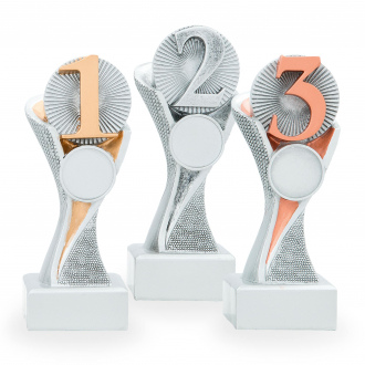 Trofej s číslicí 1 výška 14,5 cm, vícebarevná