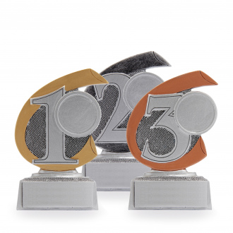 Plaketa s číslicí 1, výška 10 cm, vícebarevná