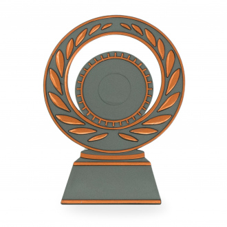 Účastnická cena, výška 15 cm, stříbrná/zlatá