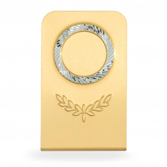 Účastnická cena, výška 8 cm, zlatá