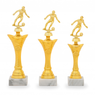 Stojánek na figurku, výška 30 cm, zlatý