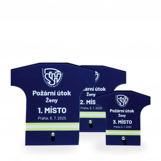 Skleněná plaketa s plnobarevným potiskem, 100x100 mm