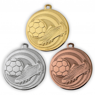 Fotbalová medaile, 45 mm, zlatá