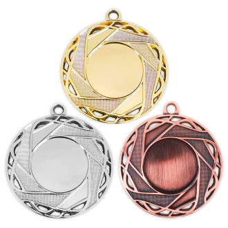 Medaile na emblém, 50 mm, zlatá