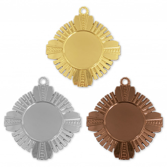 Medaile na emblém, 50 mm, zlatá