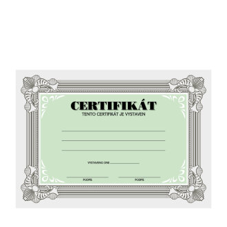 Certifikát, diplom A5