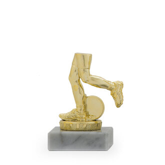 Figurka běh, zlatá, 9cm, včetně podstavce