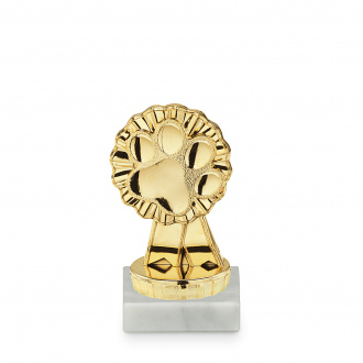 Figurka psí tlapka, 10 cm, včetně podstavce