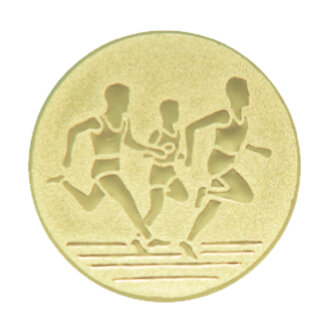 Emblém atletika, pr. 25 mm, zlato