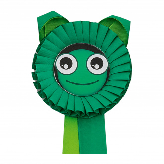 Kokarda jednořadá ŽABKA, průměr 11 cm