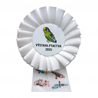 Kokarda jednořadá PTACTVO, průměr 8 cm