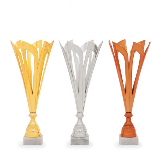 Pohár DESIGN, výška 41 cm, zlatý