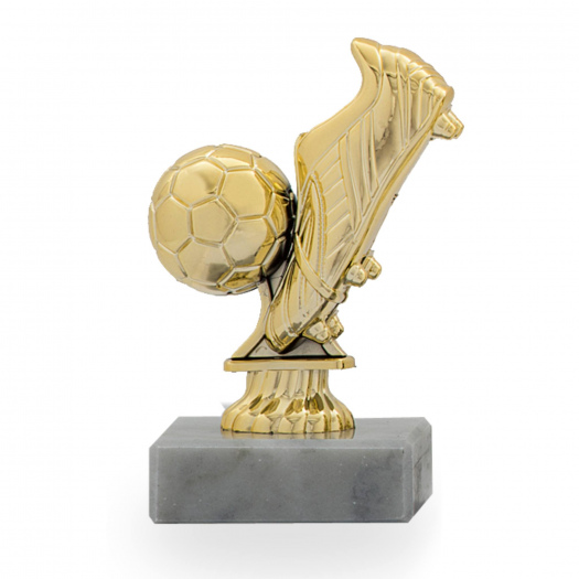Figurka fotbal, výška 10 cm, zlatá