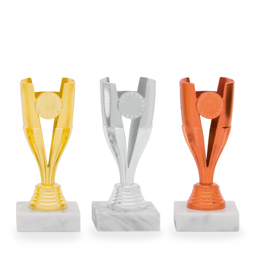 Pohár EKONOM, výška 15 cm, zlatý