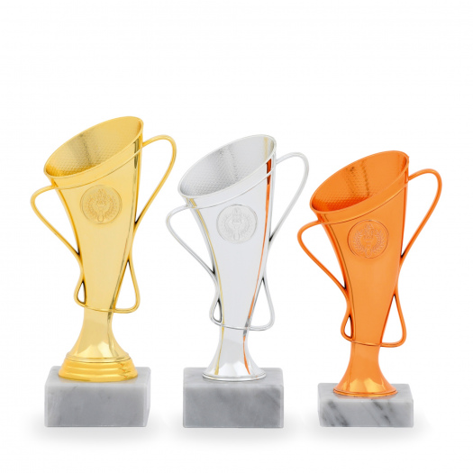 Pohár EKONOM, výška 19 cm, bronzový