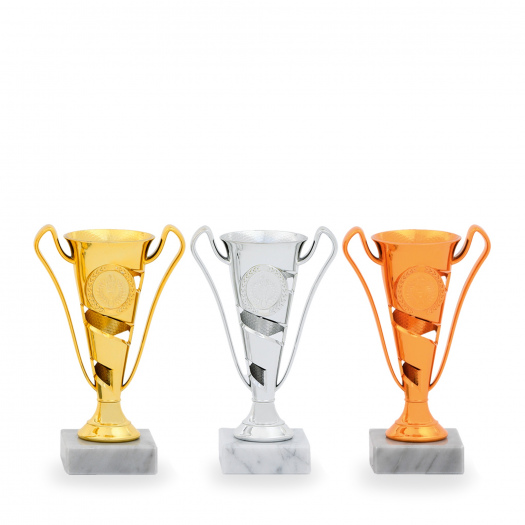 Pohár EKONOM, výška 16 cm, zlatý