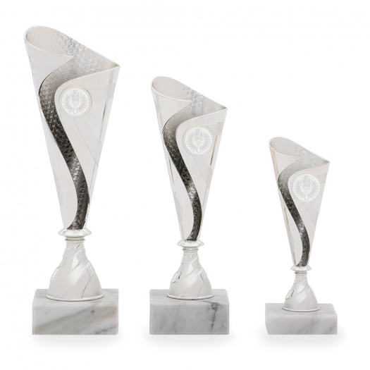 Pohár EKONOM, výška 18 cm, stříbrný