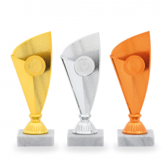 Pohár EKONOM, výška 20 cm, zlatý