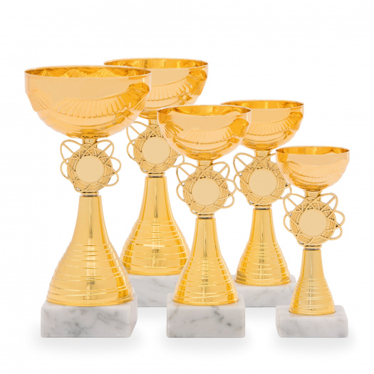 Pohár EKONOM, výška 17 cm, zlatý